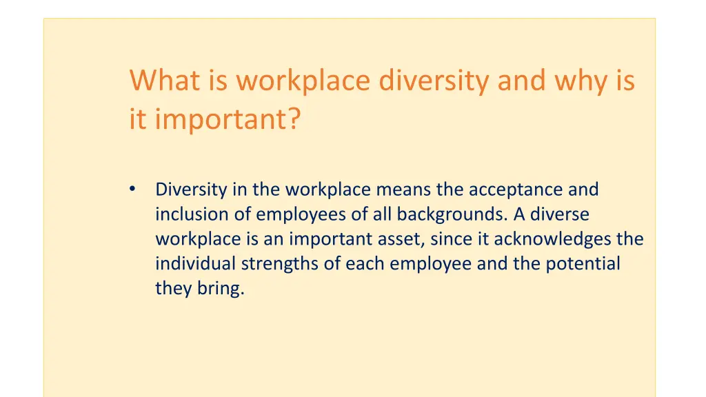 what is workplace diversity 1