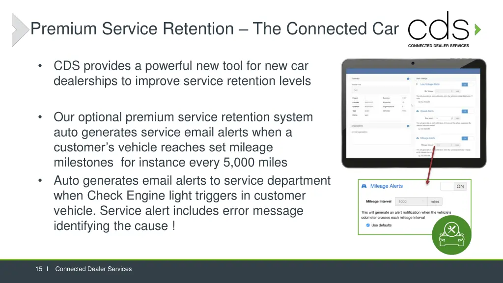 premium service retention the connected car