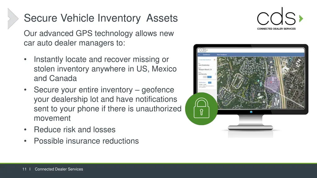 secure vehicle inventory assets