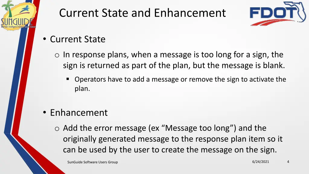 current state and enhancement