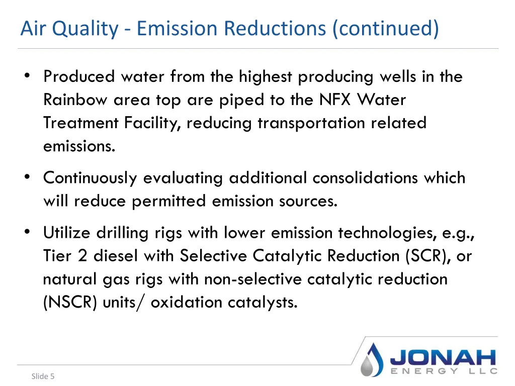 air quality emission reductions continued