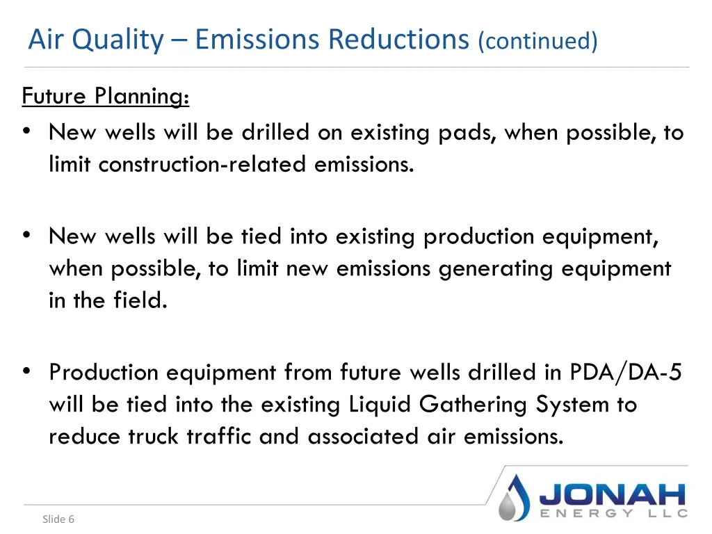 air quality emissions reductions continued