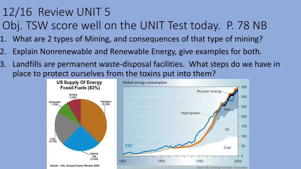12 16 review unit 5 obj tsw score well