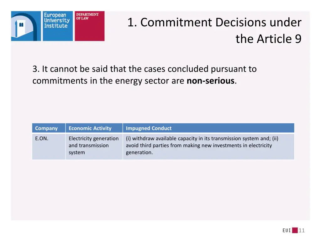 1 commitment decisions under 8