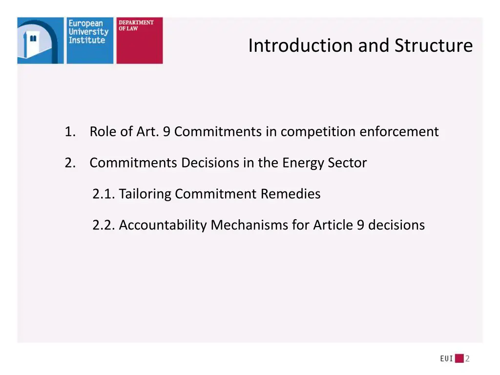 introduction and structure