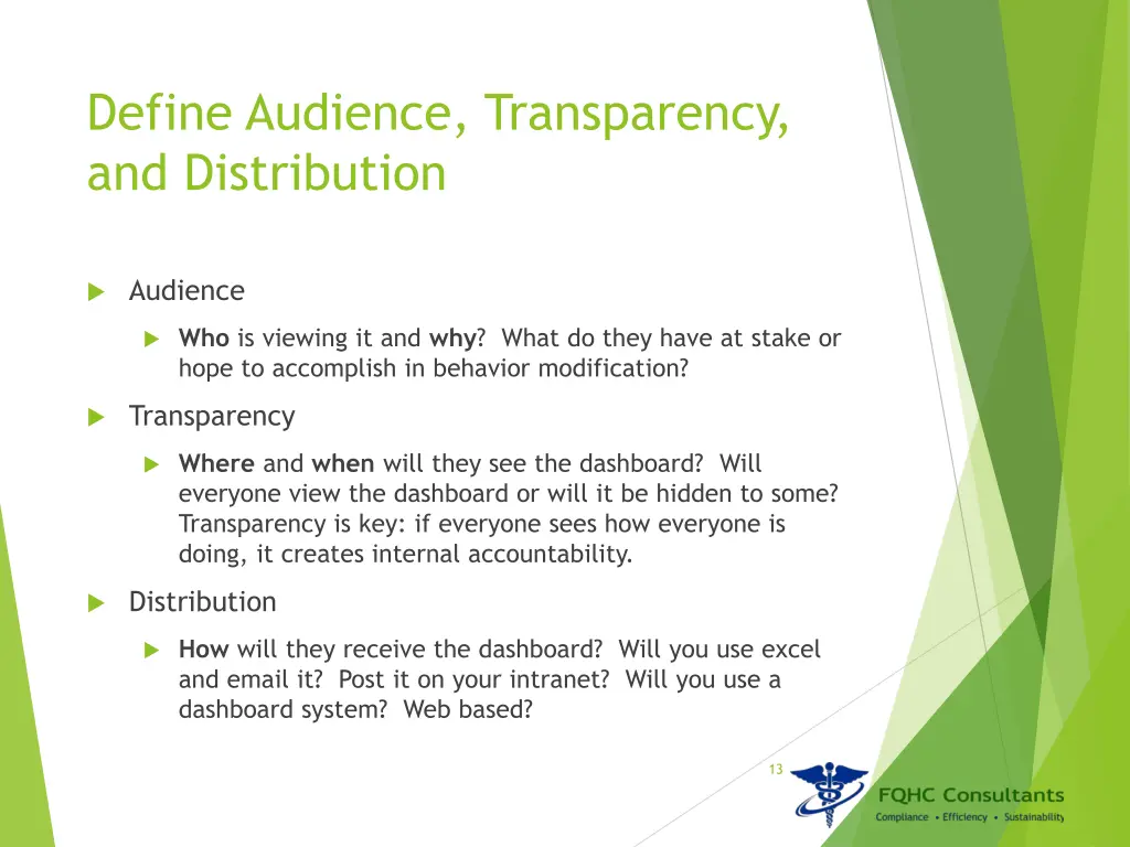 define audience transparency and distribution