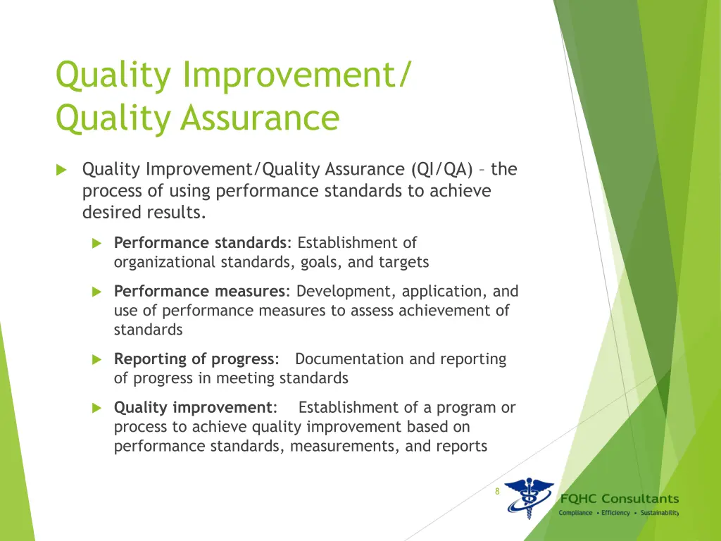 quality improvement quality assurance