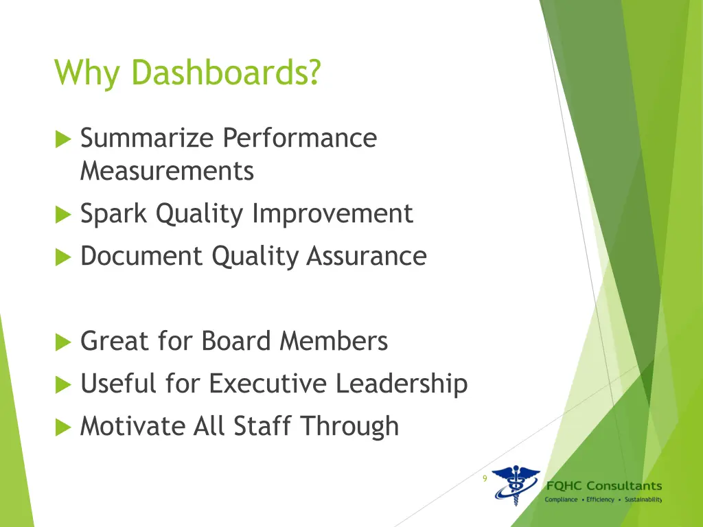 why dashboards