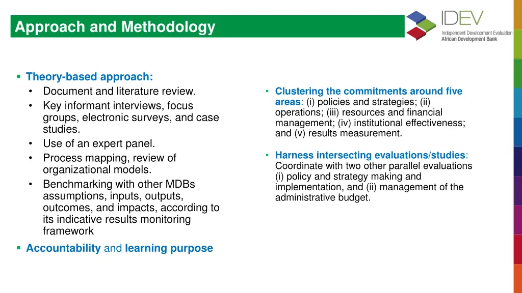 approach and methodology
