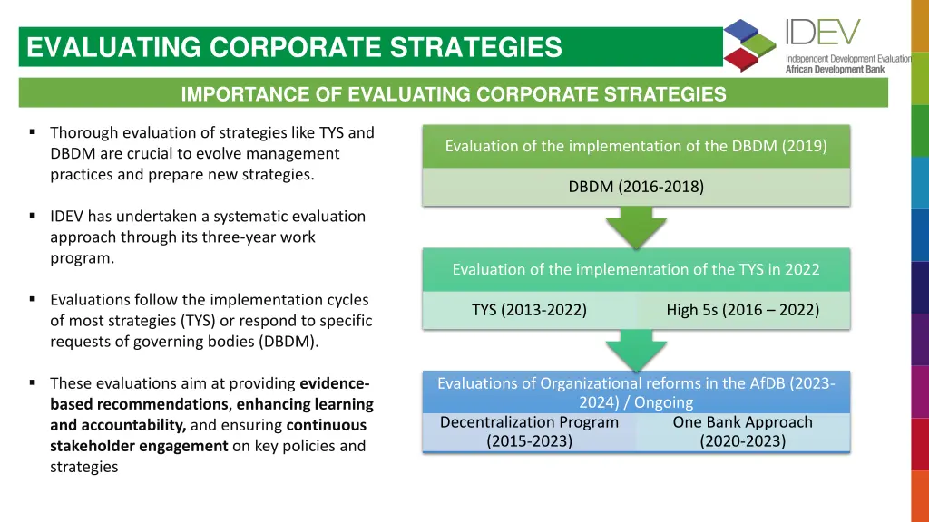 evaluating corporate strategies 1