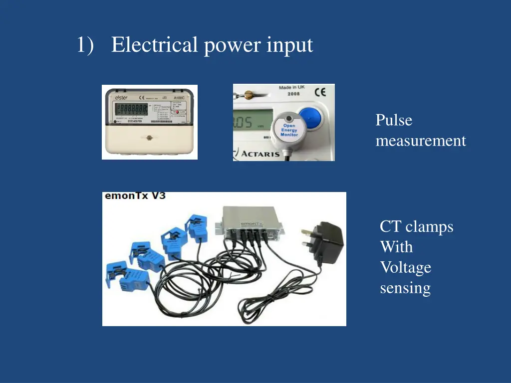 1 electrical power input