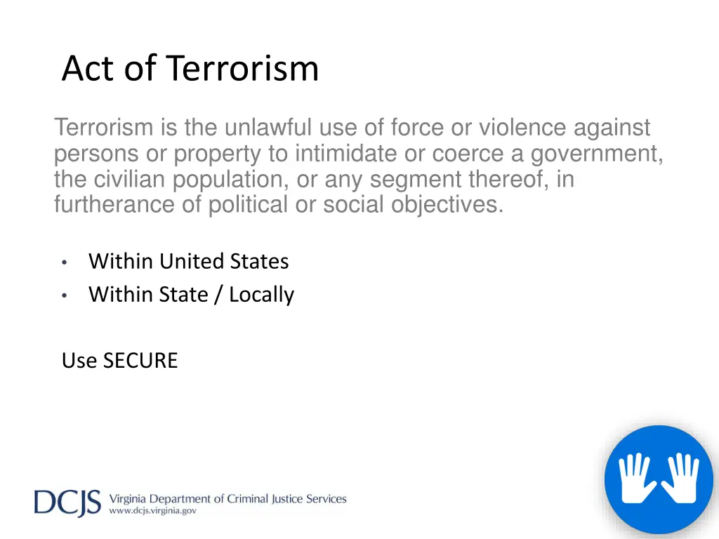 act of terrorism