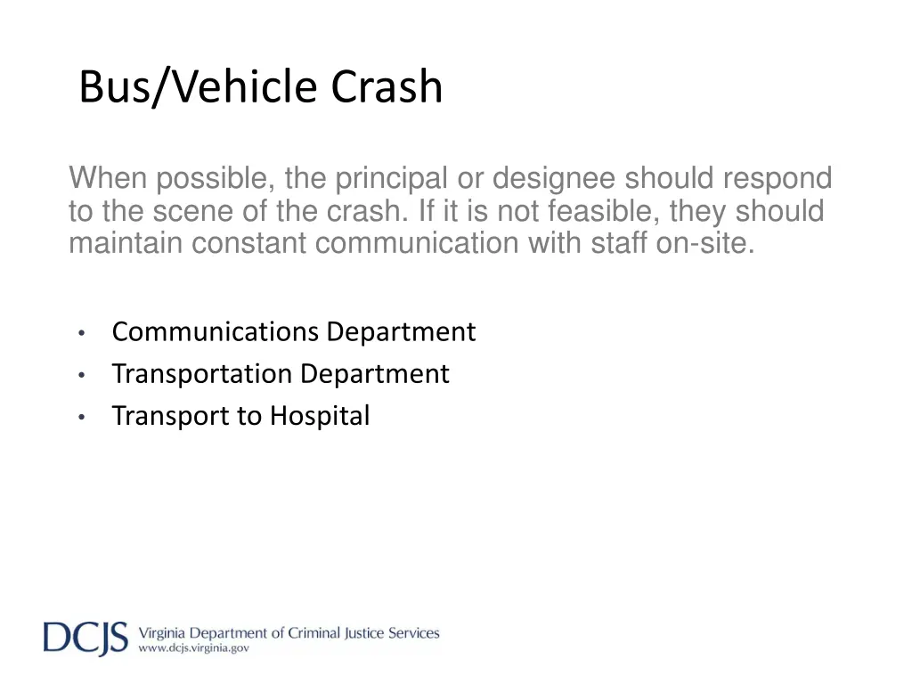 bus vehicle crash