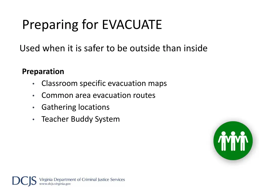 preparing for evacuate
