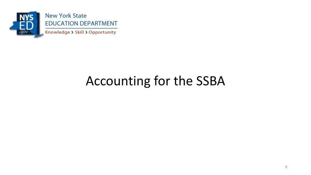accounting for the ssba