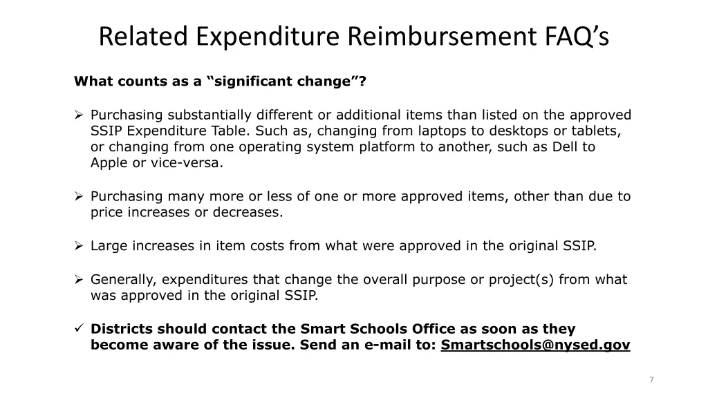 related expenditure reimbursement faq s 1