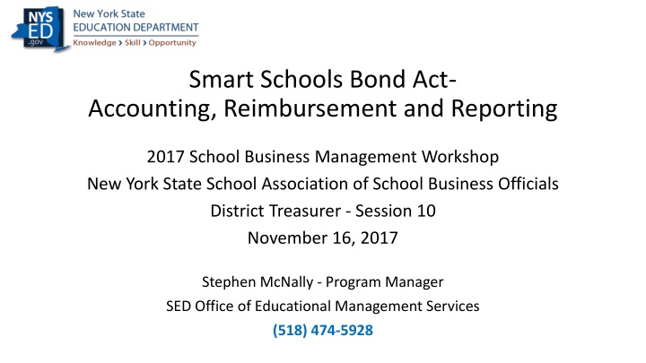 smart schools bond act accounting reimbursement