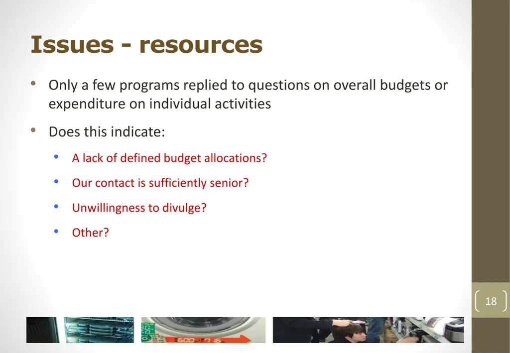 issues resources