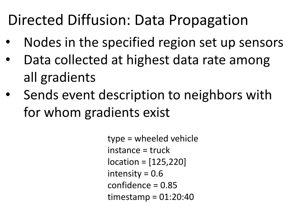 directed diffusion data propagation nodes