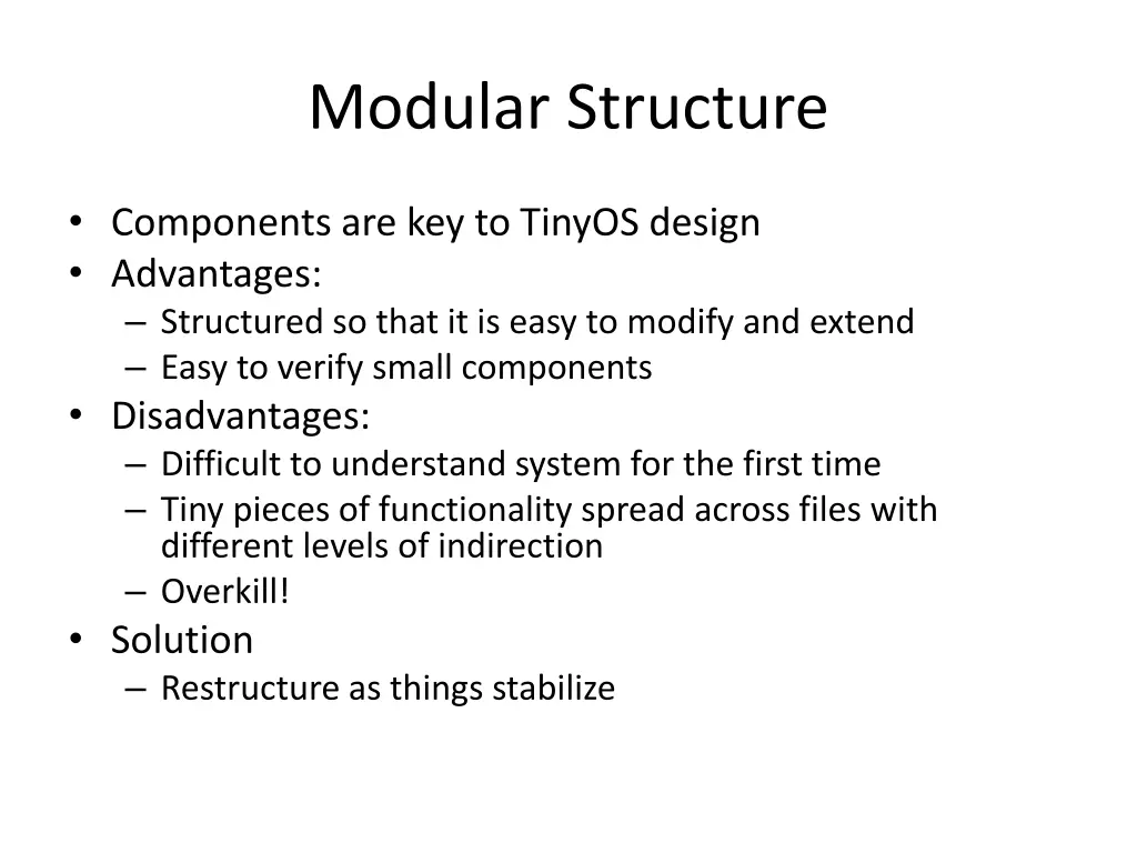 modular structure