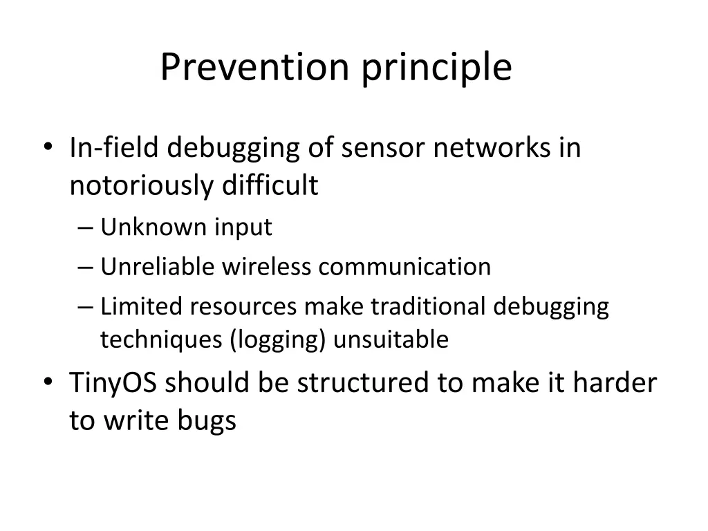 prevention principle