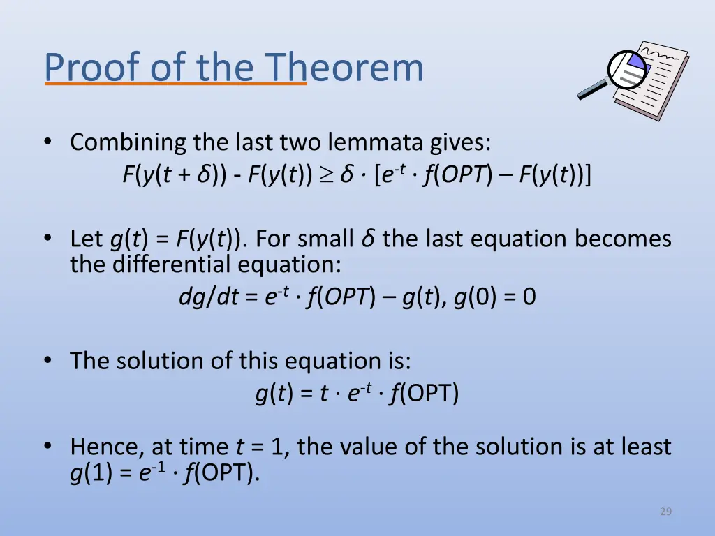 proof of the theorem