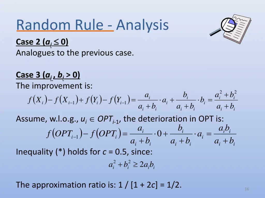 random rule analysis case 2 a i 0 analogues