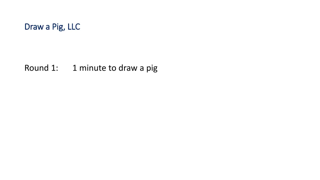 draw a pig llc draw a pig llc