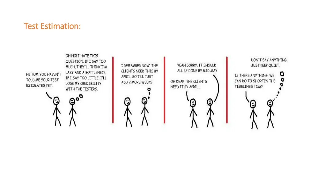 test estimation test estimation