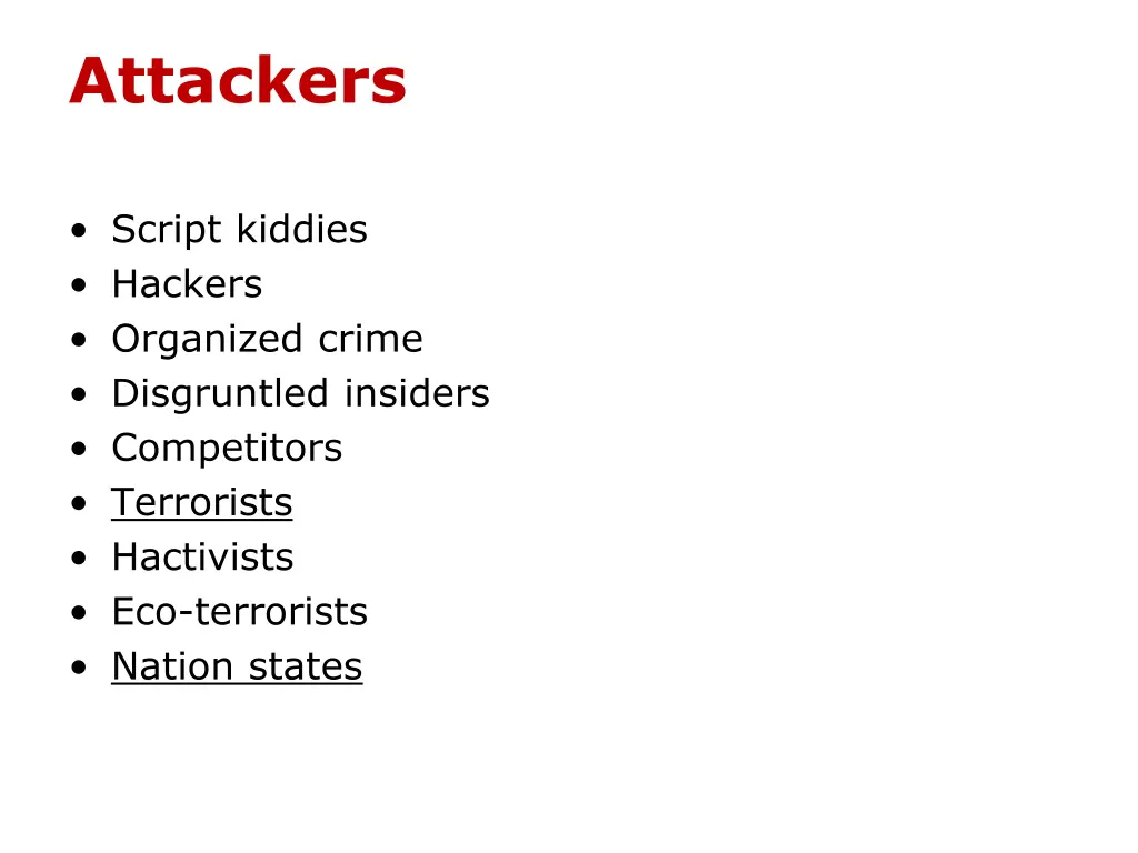 attackers