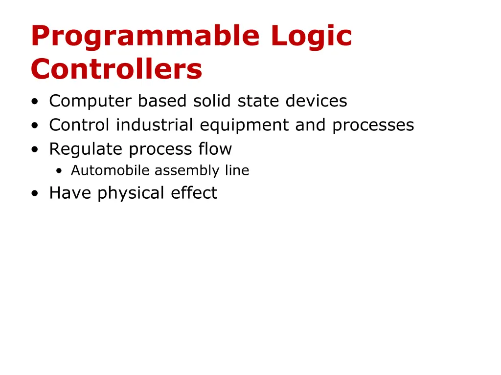 programmable logic controllers computer based