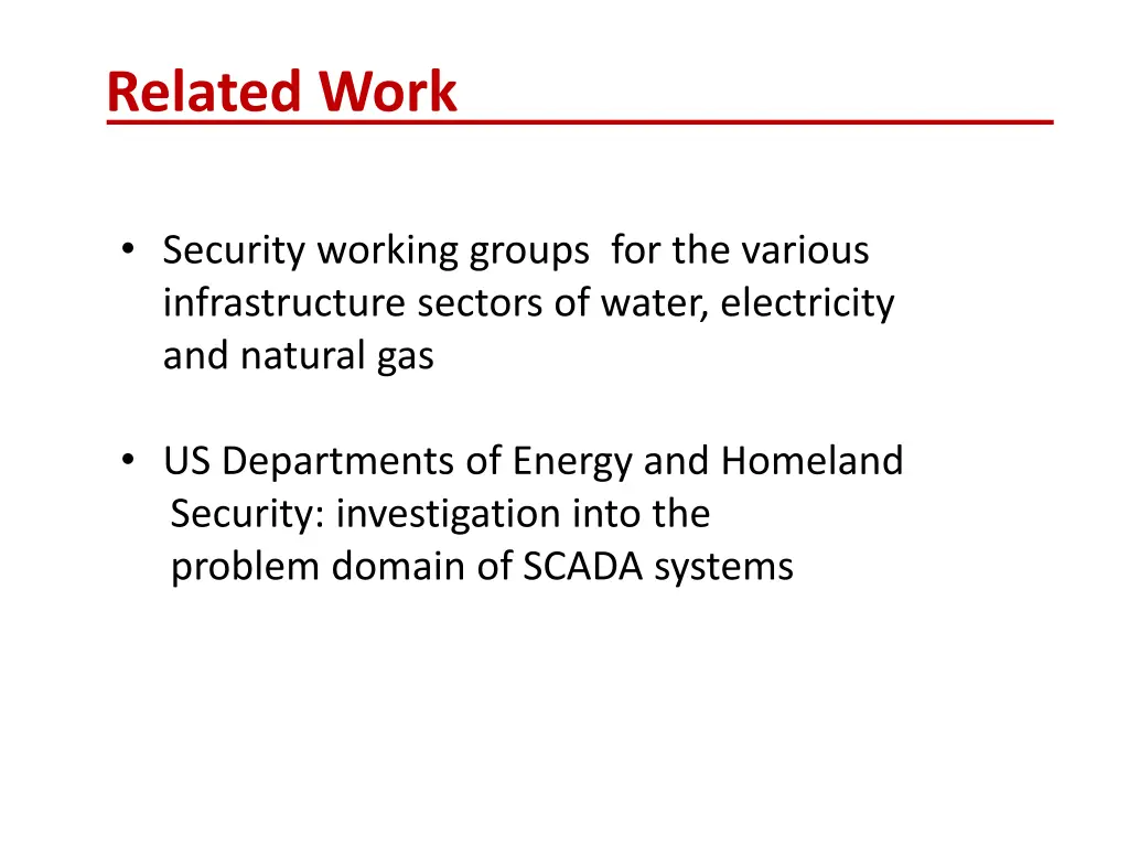 related work