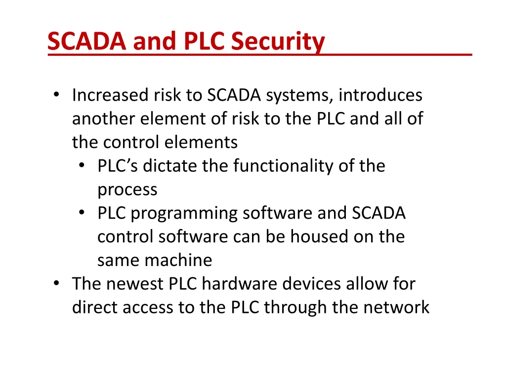 scada and plc security