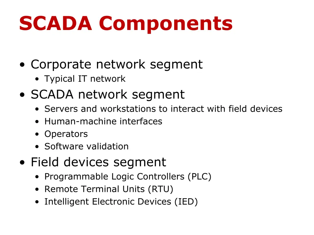 scada components