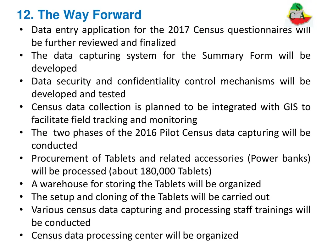 12 the way forward data entry application