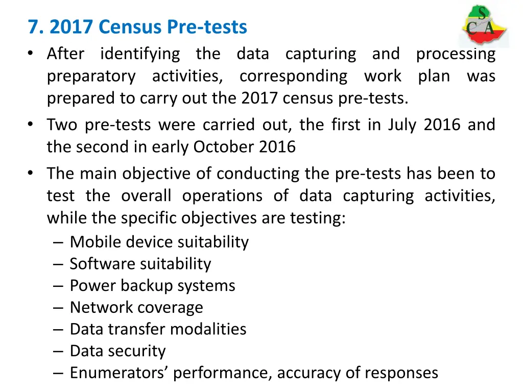 7 2017 census pre tests after identifying
