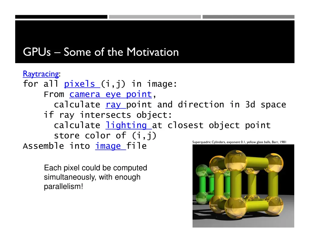 gpus some of the motivation