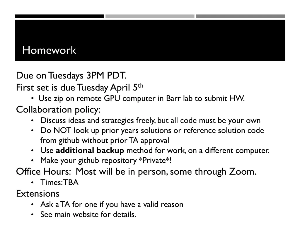 homework