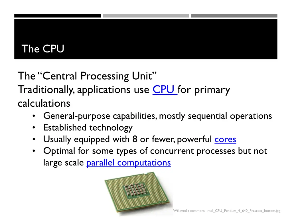 the cpu