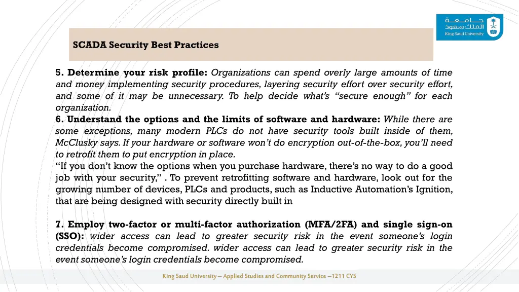 scada security best practices