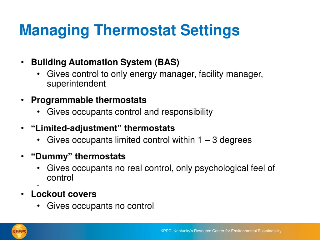 managing thermostat settings