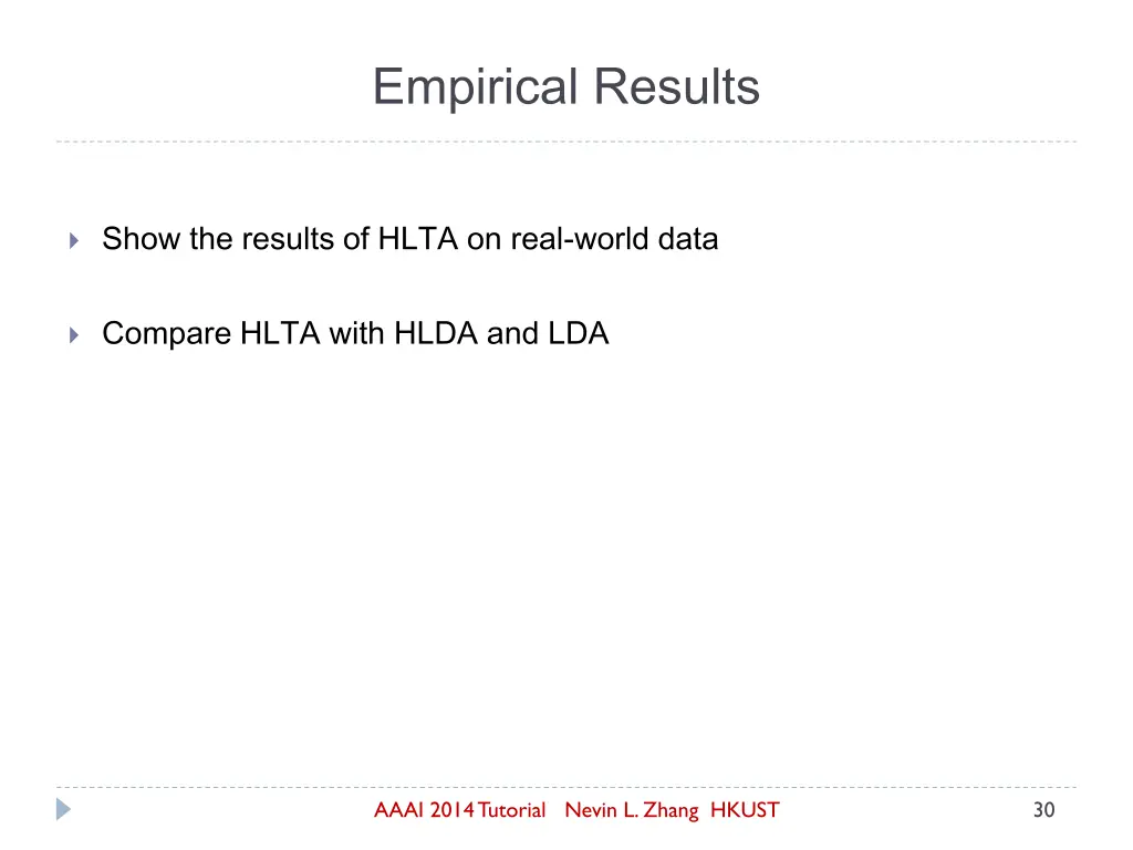 empirical results 1