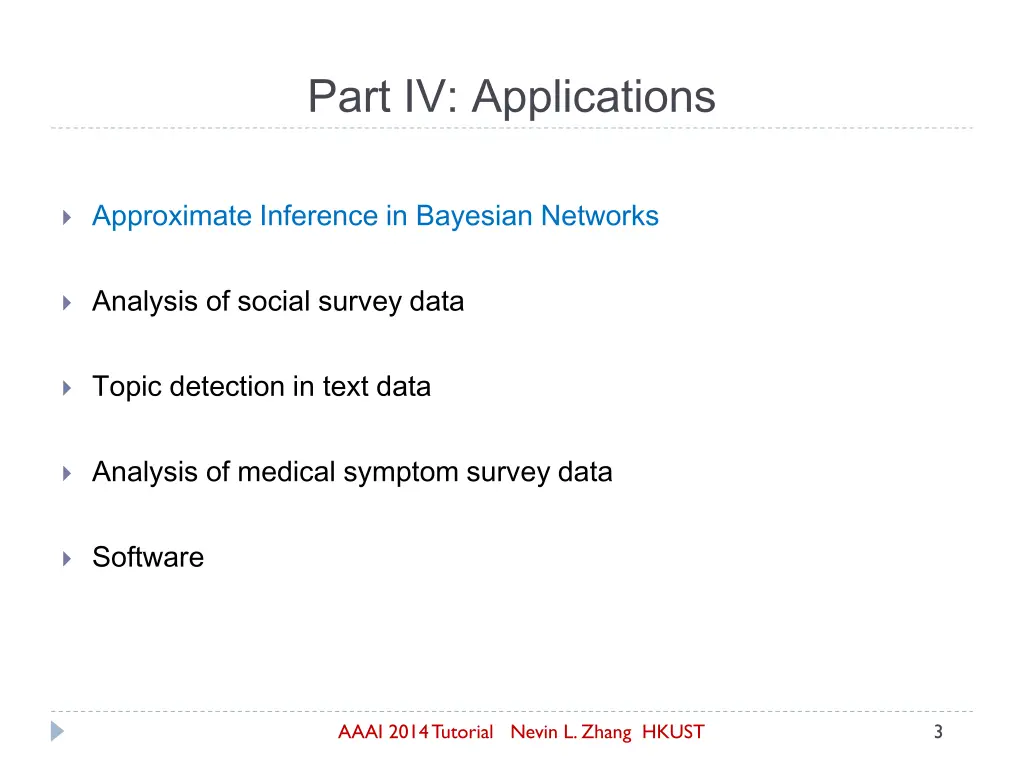 part iv applications