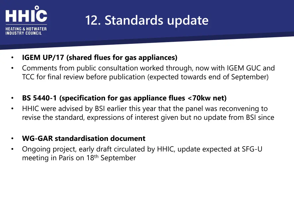 12 standards update 1