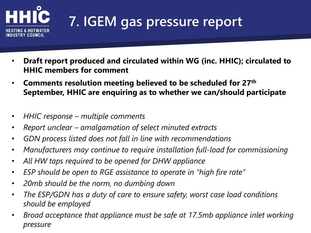 7 igem gas pressure report
