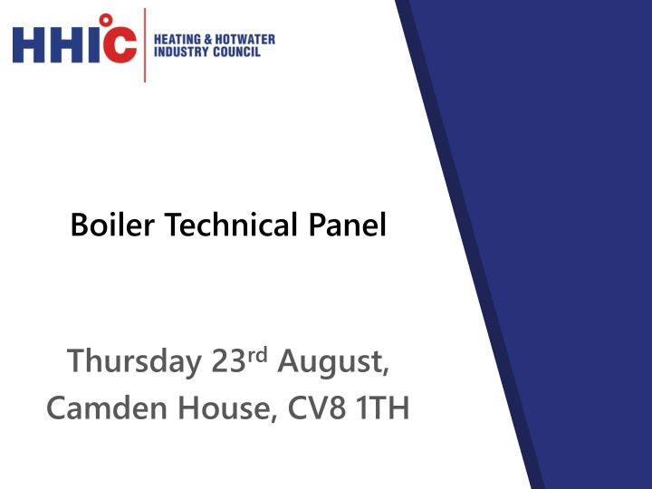 boiler technical panel