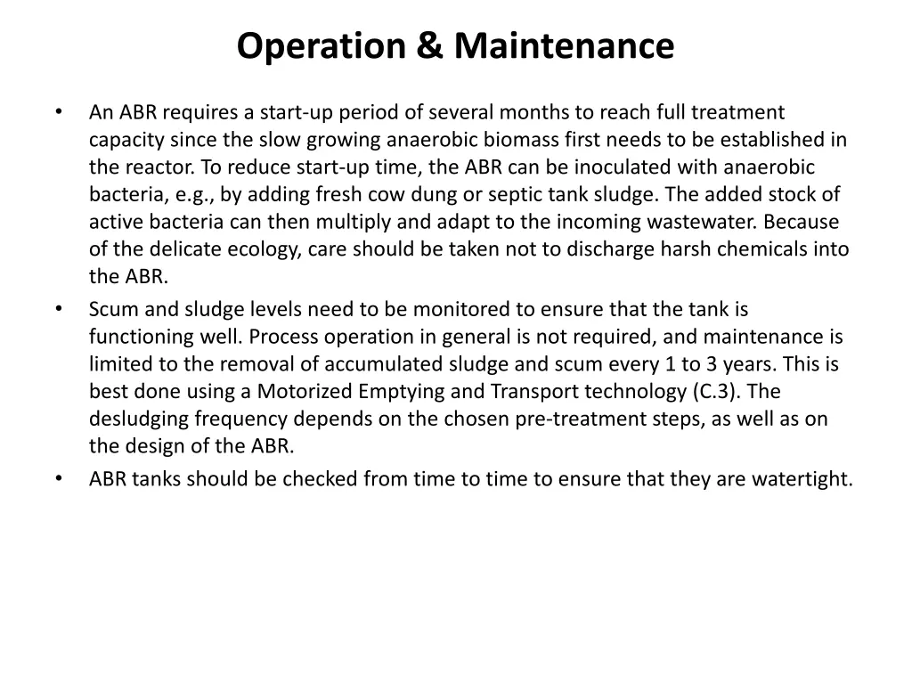 operation maintenance 1