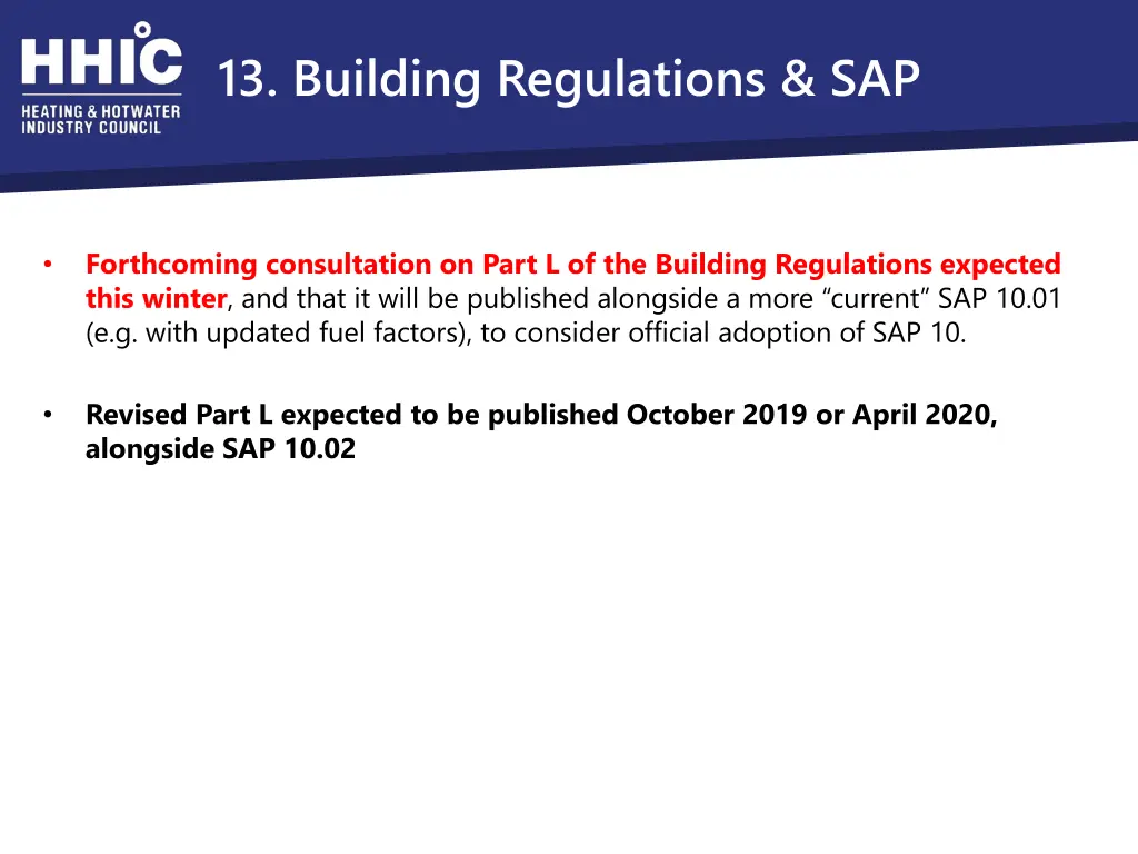 13 building regulations sap