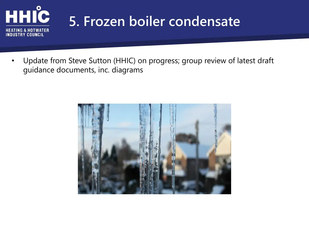 5 frozen boiler condensate