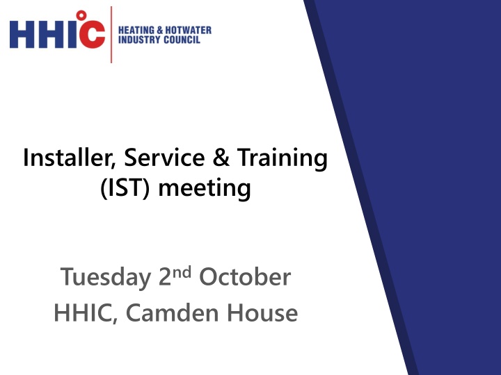installer service training ist meeting
